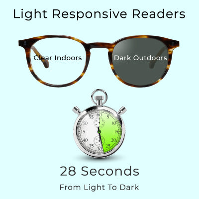 Light Responsive Reading Glasses: The Best of Both Worlds